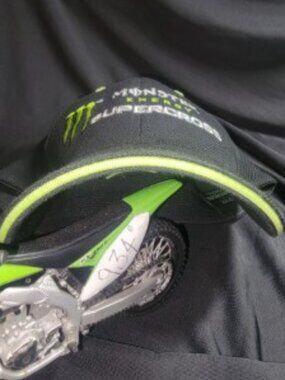 Monster Energy Supercross FIM Hat L/XL Fitted MMI Embroidered Moto Cap